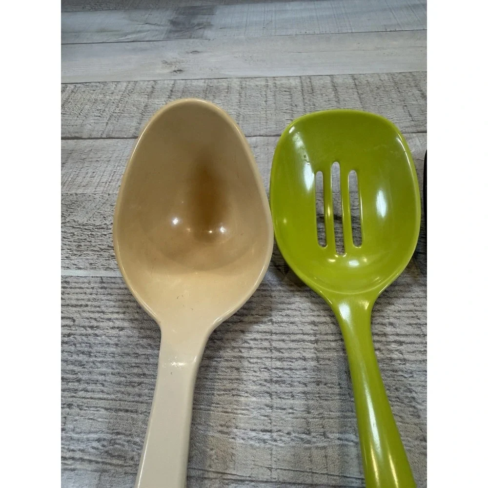 Vintage Kitchen Utensils Lot of 3 Foley Taylor Made Spoon Spatulas Retro